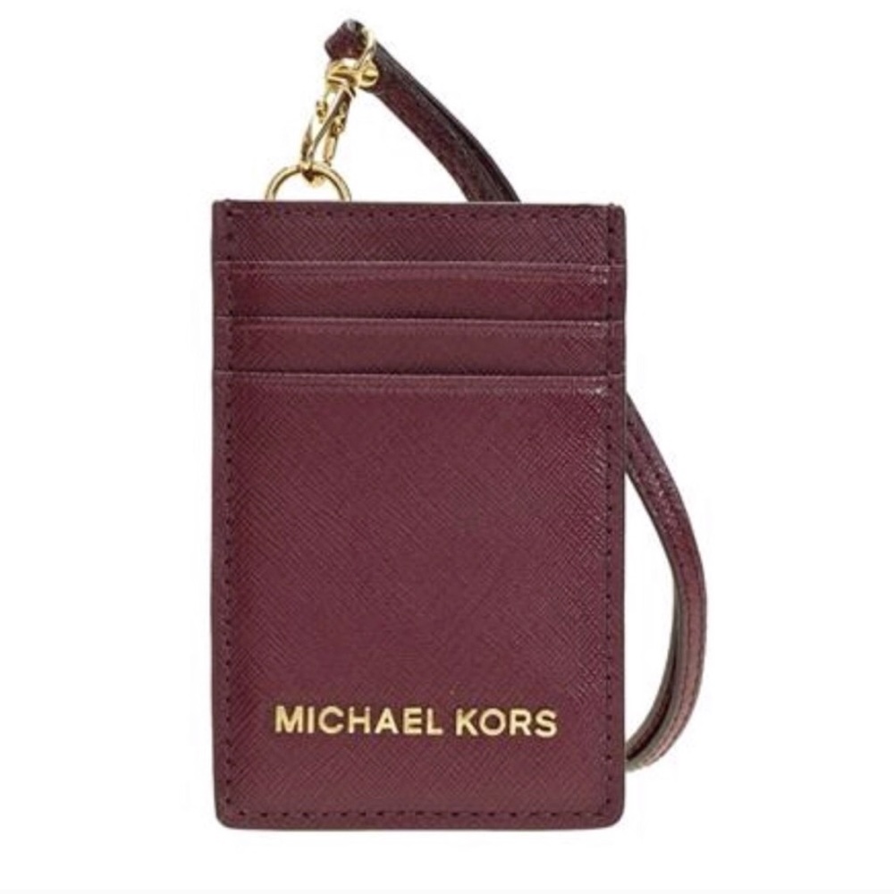 Michael Kors Wallet Lanyard - Burgundy